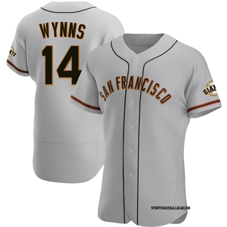 Austin Wynns Men's San Francisco Giants Gray Authentic Road Jersey