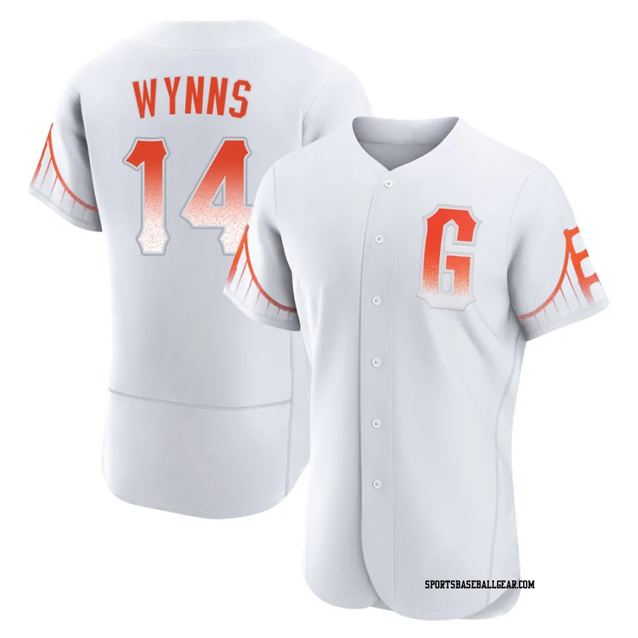 Austin Wynns Men's San Francisco Giants White Authentic 2021 City Connect Jersey