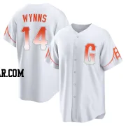 Austin Wynns Men's San Francisco Giants White Replica 2021 City Connect Jersey