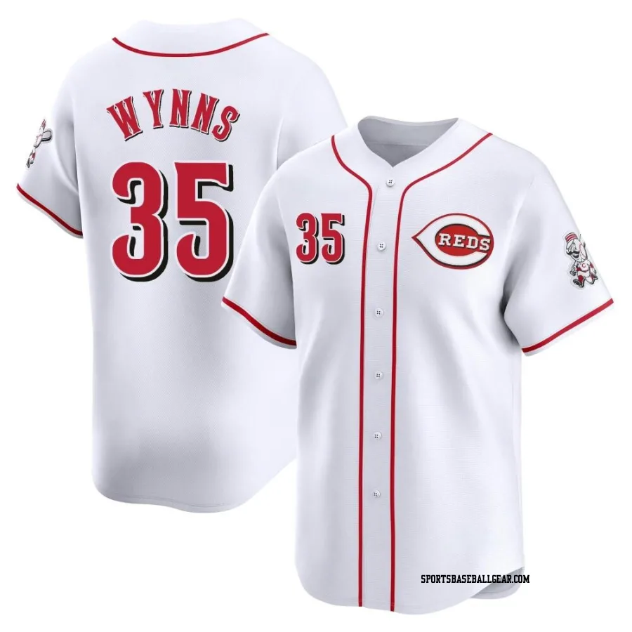 Austin Wynns Youth Cincinnati Reds White Limited Home Jersey