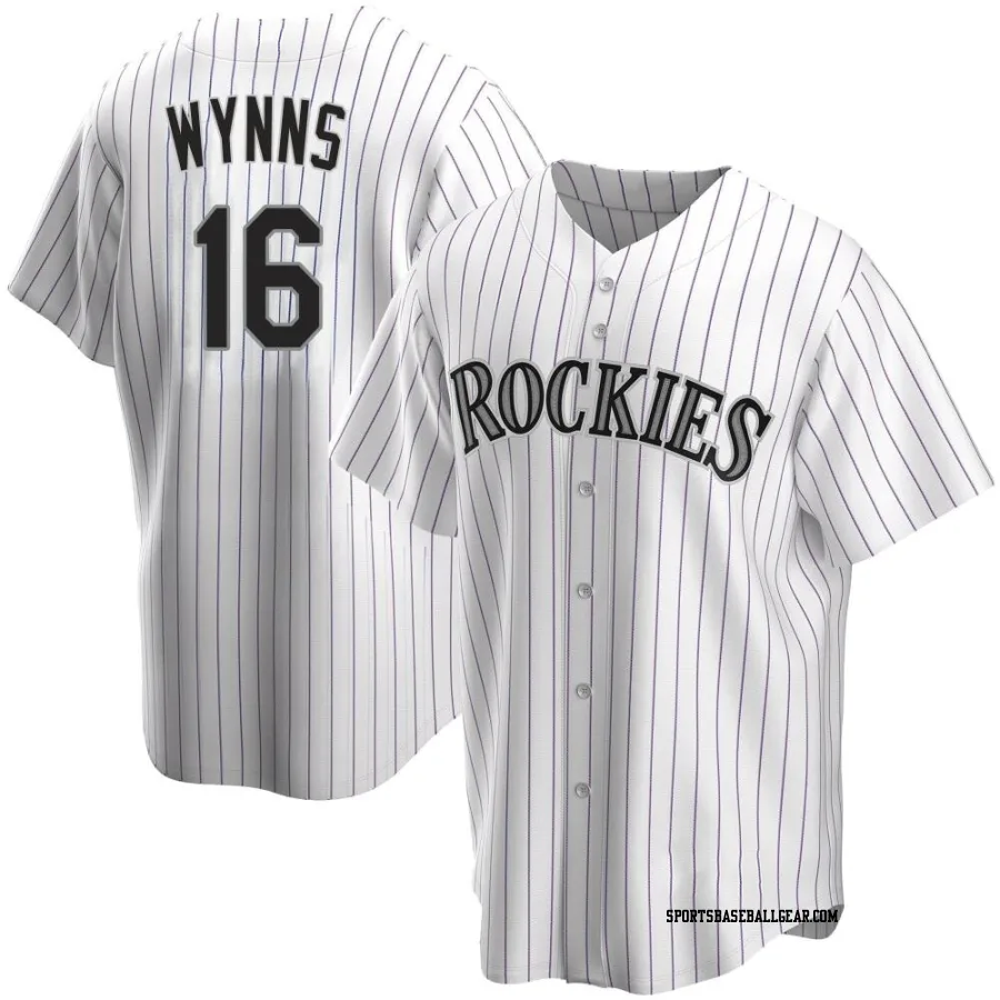 Austin Wynns Youth Colorado Rockies White Replica Home Jersey