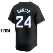 Avisail Garcia Youth Miami Marlins Black Limited Alternate Jersey