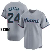 Avisail Garcia Youth Miami Marlins Gray Limited Road Jersey