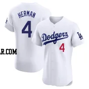 Babe Herman Men's Los Angeles Dodgers White Elite Home Jersey