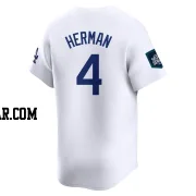 Babe Herman Men's Los Angeles Dodgers White Limited 2024 World Tour Seoul Series Home Jersey