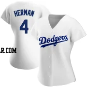 Babe Herman Women's Los Angeles Dodgers White Authentic Home Jersey