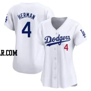 Babe Herman Women's Los Angeles Dodgers White Limited Home Jersey