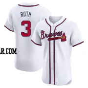 Babe Ruth Men's Atlanta Braves White Elite Home Jersey