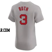 Babe Ruth Men's Boston Red Sox Gray Elite Road Jersey