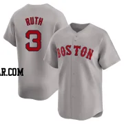 Babe Ruth Men's Boston Red Sox Gray Limited Away Jersey