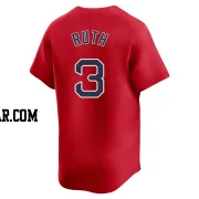 Babe Ruth Men's Boston Red Sox Red Limited Alternate Jersey