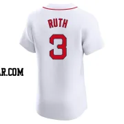 Babe Ruth Men's Boston Red Sox White Elite Home Jersey