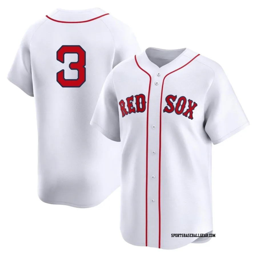 Babe Ruth Men's Boston Red Sox White Limited 2nd Home Jersey