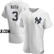 Babe Ruth Men's New York Yankees White Authentic Home Jersey