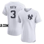 Babe Ruth Men's New York Yankees White Elite Home Jersey