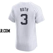 Babe Ruth Men's New York Yankees White Elite Home Jersey