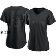 Babe Ruth Women's Boston Red Sox Black Authentic Pitch Fashion Jersey