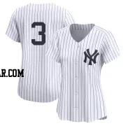 Babe Ruth Women's New York Yankees White Limited Yankee Home 2nd Jersey