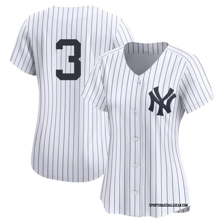 Babe Ruth Women's New York Yankees White Limited Yankee Home 2nd Jersey