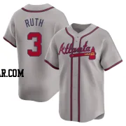 Babe Ruth Youth Atlanta Braves Gray Limited Away Jersey