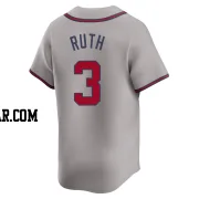 Babe Ruth Youth Atlanta Braves Gray Limited Away Jersey