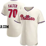 Bailey Falter Men's Philadelphia Phillies Cream Authentic Alternate Jersey