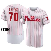 Bailey Falter Men's Philadelphia Phillies White Authentic 2022 World Series Home Jersey