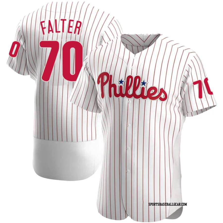 Bailey Falter Men's Philadelphia Phillies White Authentic Home Jersey