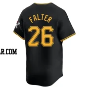 Bailey Falter Men's Pittsburgh Pirates Black Limited Alternate Jersey