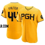 Bailey Falter Men's Pittsburgh Pirates Gold Authentic 2023 City Connect Jersey