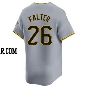 Bailey Falter Men's Pittsburgh Pirates Gray Limited Away Jersey