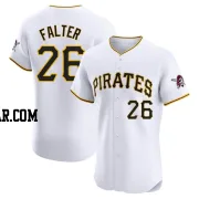 Bailey Falter Men's Pittsburgh Pirates White Elite Home Jersey