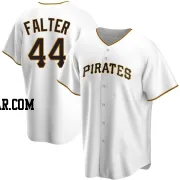 Bailey Falter Men's Pittsburgh Pirates White Replica Home Jersey