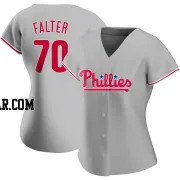 Bailey Falter Women's Philadelphia Phillies Gray Authentic Road Jersey