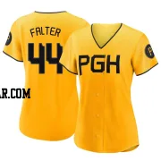 Bailey Falter Women's Pittsburgh Pirates Gold Authentic 2023 City Connect Jersey