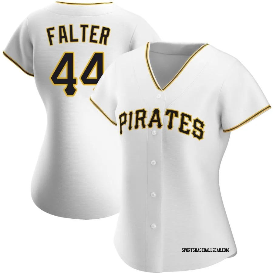 Bailey Falter Women's Pittsburgh Pirates White Authentic Home Jersey