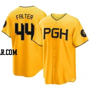 Bailey Falter Youth Pittsburgh Pirates Gold Replica 2023 City Connect Jersey