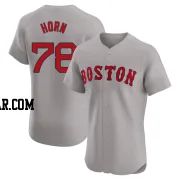 Bailey Horn Men's Boston Red Sox Gray Elite Road Jersey