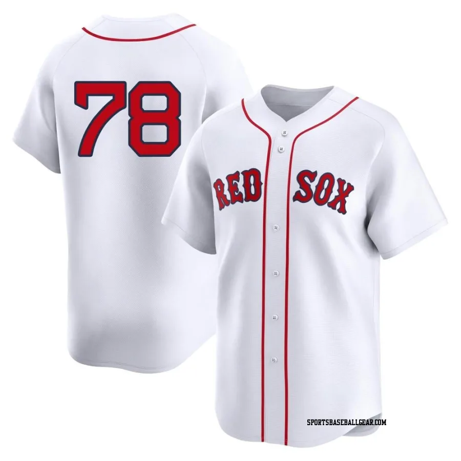 Bailey Horn Men's Boston Red Sox White Limited 2nd Home Jersey