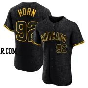 Bailey Horn Men's Chicago Cubs Black Authentic Snake Skin City Jersey