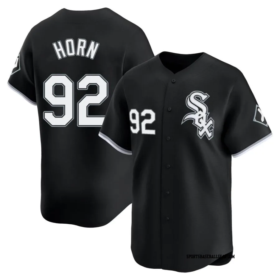 Bailey Horn Men's Chicago White Sox Black Limited Alternate Jersey