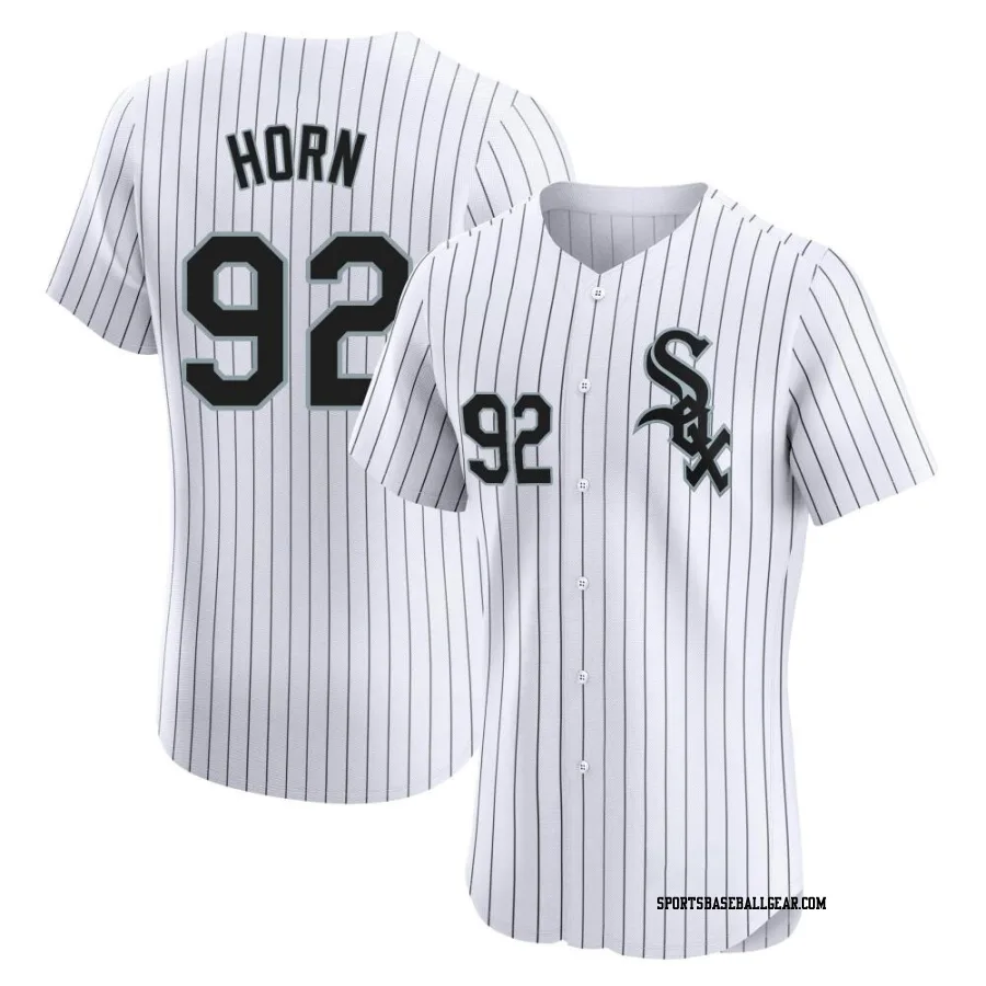 Bailey Horn Men's Chicago White Sox White Elite Home Jersey