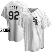 Bailey Horn Men's Chicago White Sox White Replica Home Jersey