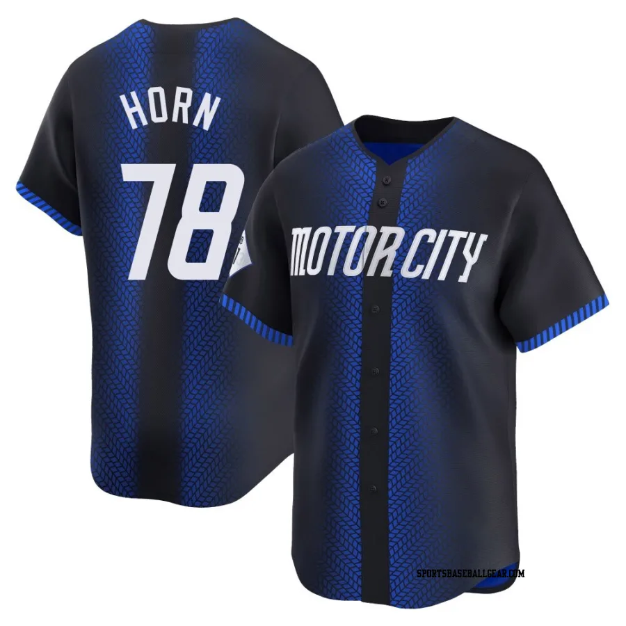 Bailey Horn Men's Detroit Tigers Blue Limited 2024 City Connect Jersey