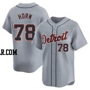 Bailey Horn Men's Detroit Tigers Gray Limited Road Jersey