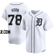 Bailey Horn Men's Detroit Tigers White Limited Home Jersey