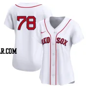 Bailey Horn Women's Boston Red Sox White Limited 2nd Home Jersey