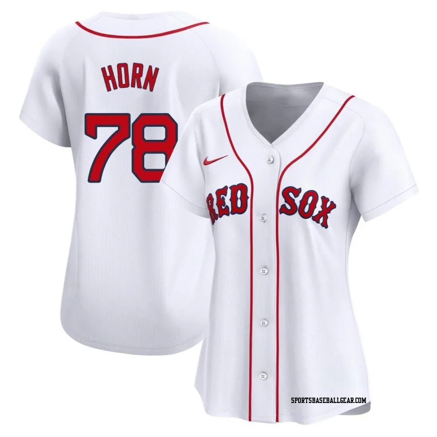 Bailey Horn Women's Boston Red Sox White Limited Home Jersey