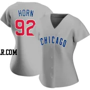 Bailey Horn Women's Chicago Cubs Gray Authentic Road Jersey