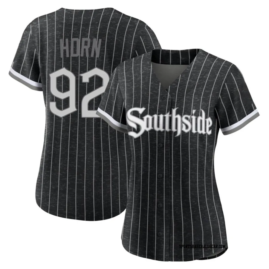 Bailey Horn Women's Chicago White Sox Black Authentic 2021 City Connect Jersey